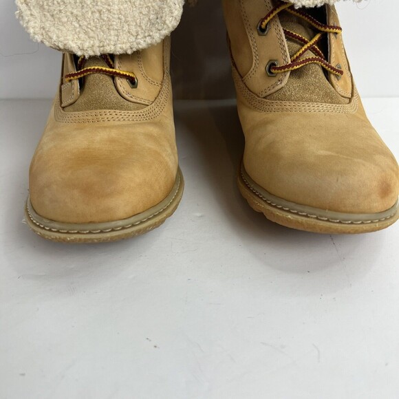 Timberland Earthkeepers Amston Roll-Top Women's Wedge Boots Size 8 - Picture 3 of 8